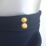 Veronica Beard Renzo Slim-Leg Ankle Pants Navy Stretch Suiting Size 6