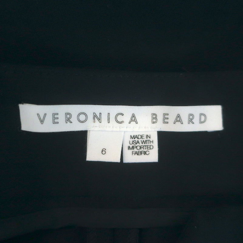 Veronica Beard Renzo Slim-Leg Ankle Pants Navy Stretch Suiting Size 6