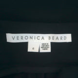 Veronica Beard Renzo Slim-Leg Ankle Pants Navy Stretch Suiting Size 6