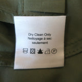 Veronica Beard Jada Button Down Blouse Stone Army Silk Size Medium/US 6