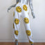 Aviator Nation Smiley Repeat Sweatpants White Size Small NEW
