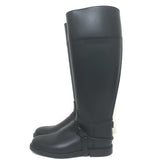Givenchy Rubber Riding Boots Black Size 38 Knee High Rain Boots