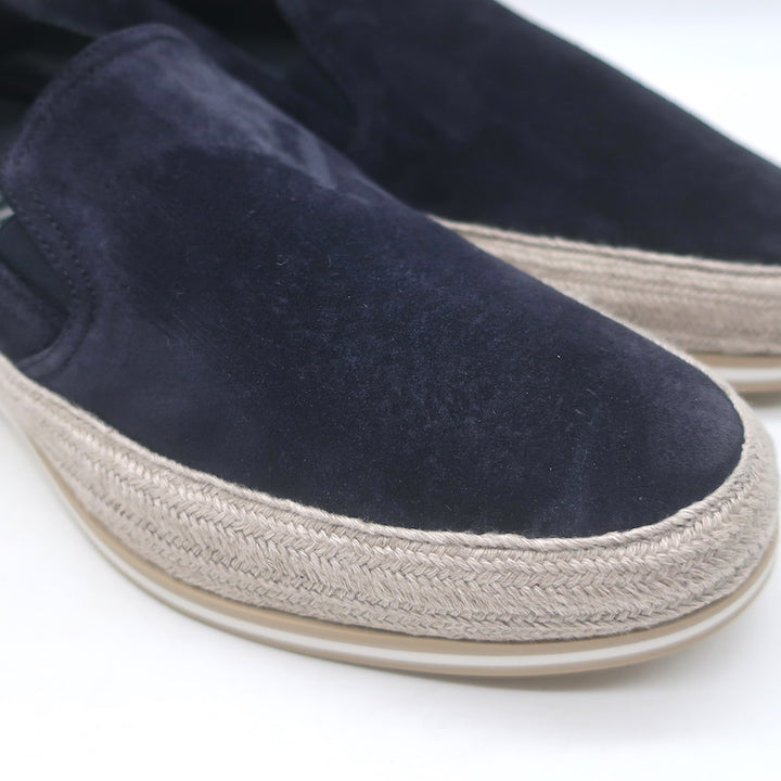 Prada Slip-On Espadrille Sneakers Navy Suede Size 10