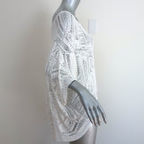 Ralph Lauren Black Label Hand Crochet Top Cream Size Small
