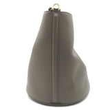 Celine Bucket 16 Bag Taupe Grained Leather Crossbody NEW