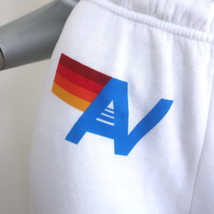 Aviator Nation Logo Sweatpants White Size Small