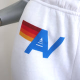 Aviator Nation Logo Sweatpants White Size Small