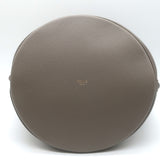 Celine Bucket 16 Bag Taupe Grained Leather Crossbody NEW