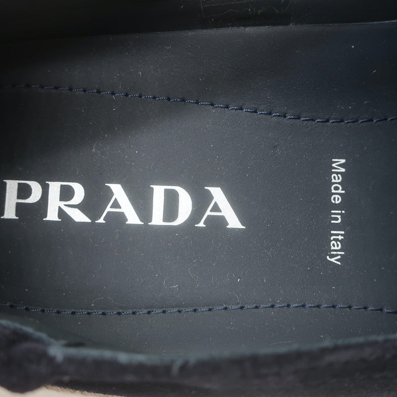 Prada Slip-On Espadrille Sneakers Navy Suede Size 10
