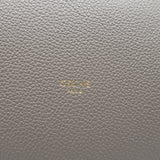Celine Bucket 16 Bag Taupe Grained Leather Crossbody NEW