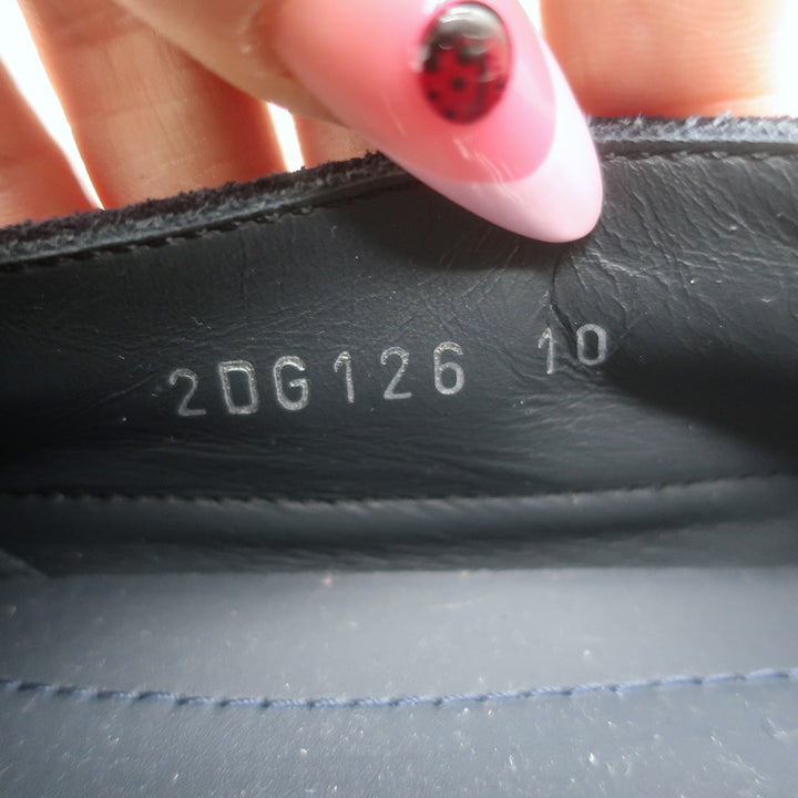 Prada Slip-On Espadrille Sneakers Navy Suede Size 10