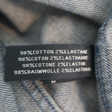 Ralph Lauren Denim Blazer Dark Blue Stretch Cotton Size 10 One-Button Jacket