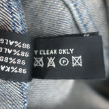 Ralph Lauren Denim Blazer Dark Blue Stretch Cotton Size 10 One-Button Jacket