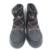 Hunter Original Short Snow Boots Black Quilted Nylon Size 6