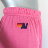 Aviator Nation Bolt Sweatpants Neon Pink/Black Size Small