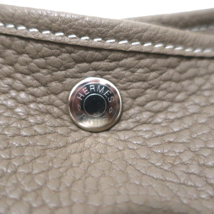 Hermes Garden Party 36 MM Tote Etoupe Leather