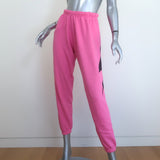 Aviator Nation Bolt Sweatpants Neon Pink/Black Size Small