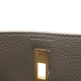 Celine Bucket 16 Bag Taupe Grained Leather Crossbody NEW