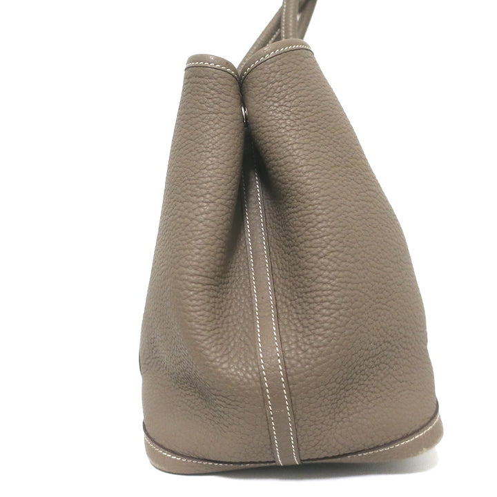 Hermes Garden Party 36 MM Tote Etoupe Leather