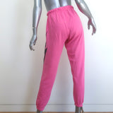 Aviator Nation Bolt Sweatpants Neon Pink/Black Size Small