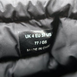 Hunter Original Short Snow Boots Black Quilted Nylon Size 6