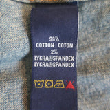 Polo Ralph Lauren American Flag Jean Jacket Blue Stretch Denim Size Small