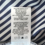 TWP Next Ex Striped Double-Cuff Shirt Blue/White Cotton Size Medium/Large