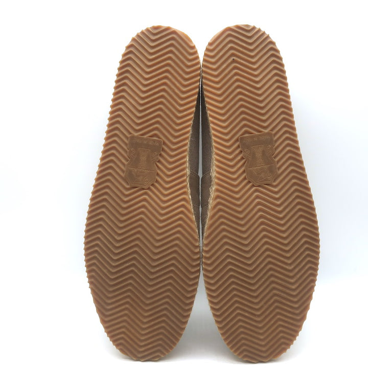 Brunello Cucinelli Espadrilles Taupe Suede &amp; Canvas Size 44.5