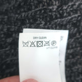 Polo Ralph Lauren Fringe Cardigan Charcoal Wool-Cashmere Size Extra Small