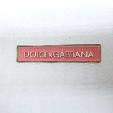 Dolce & Gabbana Rose Print Pool Slides White Rubber Size 36