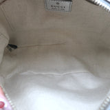 Gucci Blondie Interlocking G Small Crossbody Bag Silver Metallic Leather