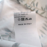 G. Label by goop Sheely Puff Sleeve Midi Dress Cream Butterly Print Size 4