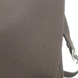 Hermes Steve Light Messenger Bag Dark Brown Togo Leather