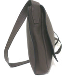 Hermes Steve Light Messenger Bag Dark Brown Togo Leather