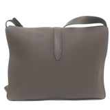 Hermes Steve Light Messenger Bag Dark Brown Togo Leather