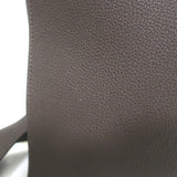 Hermes Steve Light Messenger Bag Dark Brown Togo Leather