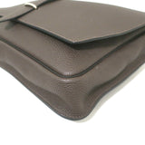 Hermes Steve Light Messenger Bag Dark Brown Togo Leather
