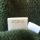 Jill Roberts Cashmere Crewneck Sweater Green Size Medium