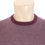 Loro Piana Baby Cashmere Woven Knit Sweater Red Size 52