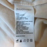Zimmermann Laelia Diamond Flutter Mini Dress Meadow Floral Print Cotton Size 1