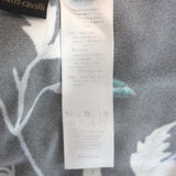 Roberto Cavalli Ruffle-Trimmed Tank Top Multicolor Printed Jersey Size 40