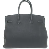 Hermes Birkin 35 Noir Togo Leather Gold Hardware