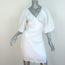 Mara Hoffman Swim Mini Wrap Dress Coletta White Linen Size Extra Small NEW