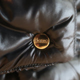 Herno Emilia Cap Sleeve Down Puffer Jacket Black Size 40