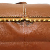 Marc Jacobs Expandable Satchel Brown Leather Medium Shoulder Bag