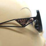 Prada Triangle-Logo 53mm Rectangular Sunglasses Black SPR 14Y 1AB-5S0