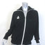 Isabel Marant Etoile Darcey Zip-Up Track Jacket Black Stretch Knit Size 42