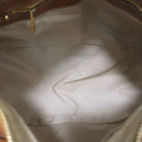 Marc Jacobs Expandable Satchel Brown Leather Medium Shoulder Bag