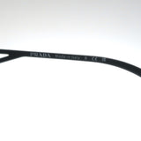 Prada Triangle-Logo 53mm Rectangular Sunglasses Black SPR 14Y 1AB-5S0