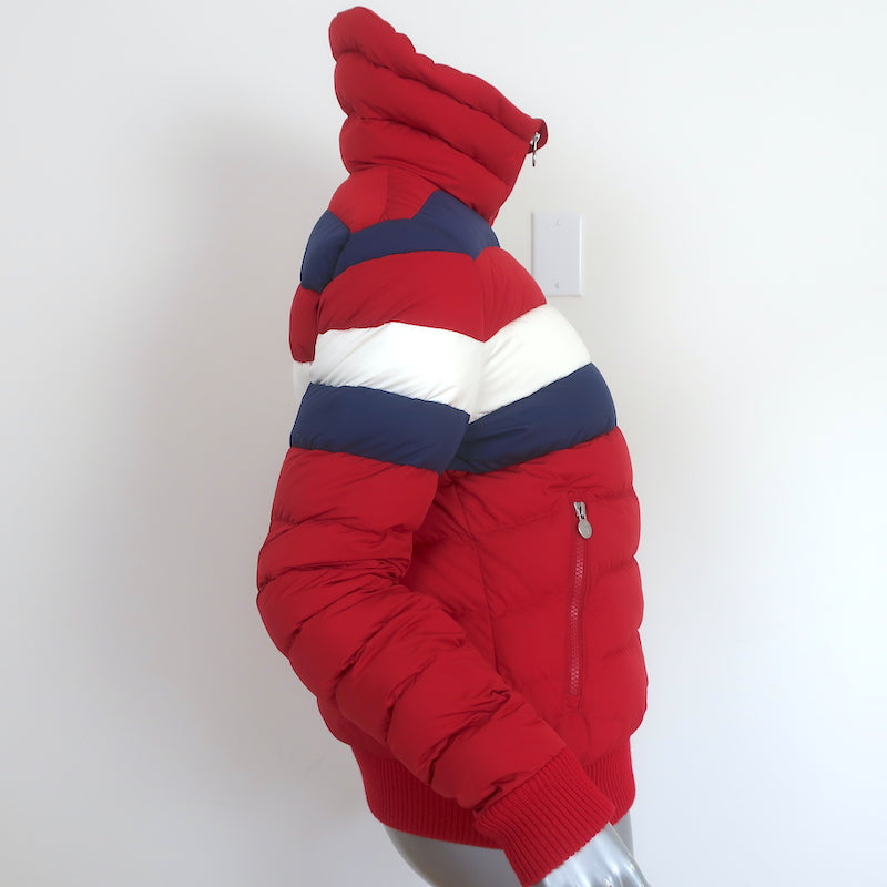 Perfect Moment Queenie Quilted Down Puffer Jacket Red Size Medium